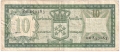 Netherlands Antilles 10 Gulden,  1. 6.1972